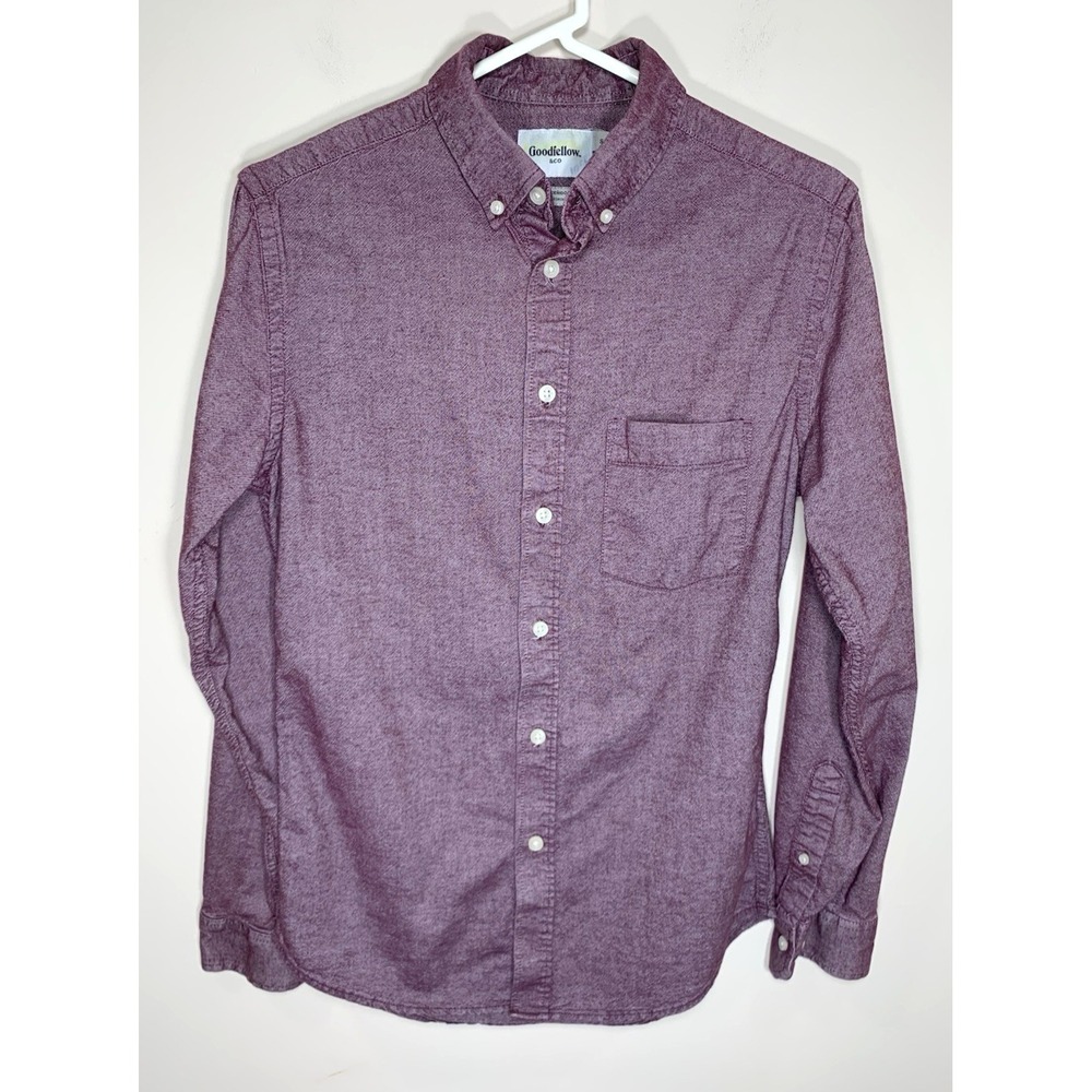 Goodfellow & Co. Oxford Shirt Mens Small Purple (ish) Button Down Cotton Stretch